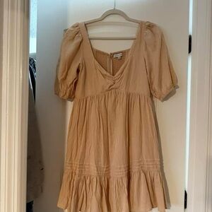 Elegant Tan Dress